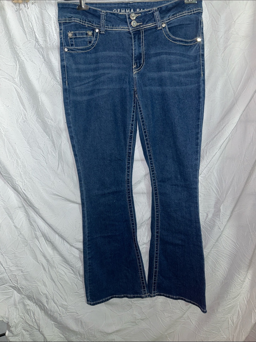 Gemma Rae Midnight Blue Flare Jeans for Women size 11